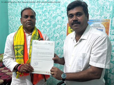 Sri Lakshmi Kanta Sau, MLA Jhargram